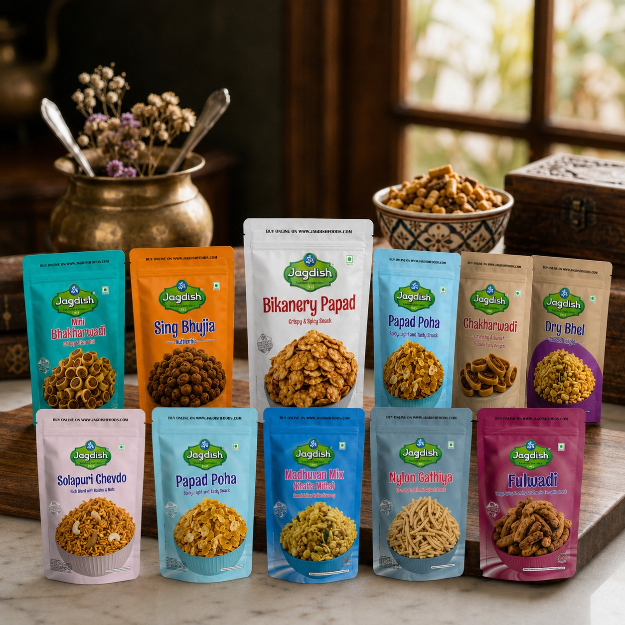 Jagdish Namkeen Premium Packaging